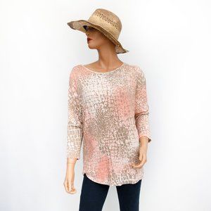 Tommy Bahama 3/4 Sleeve Cold Shoulder Top Small